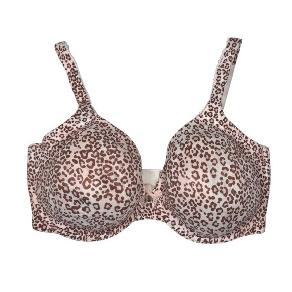 Victoria’s Secret Bra Sz.36DDD Body By Victoria Full Cover Leopard Print Soft - Picture 7 of 7